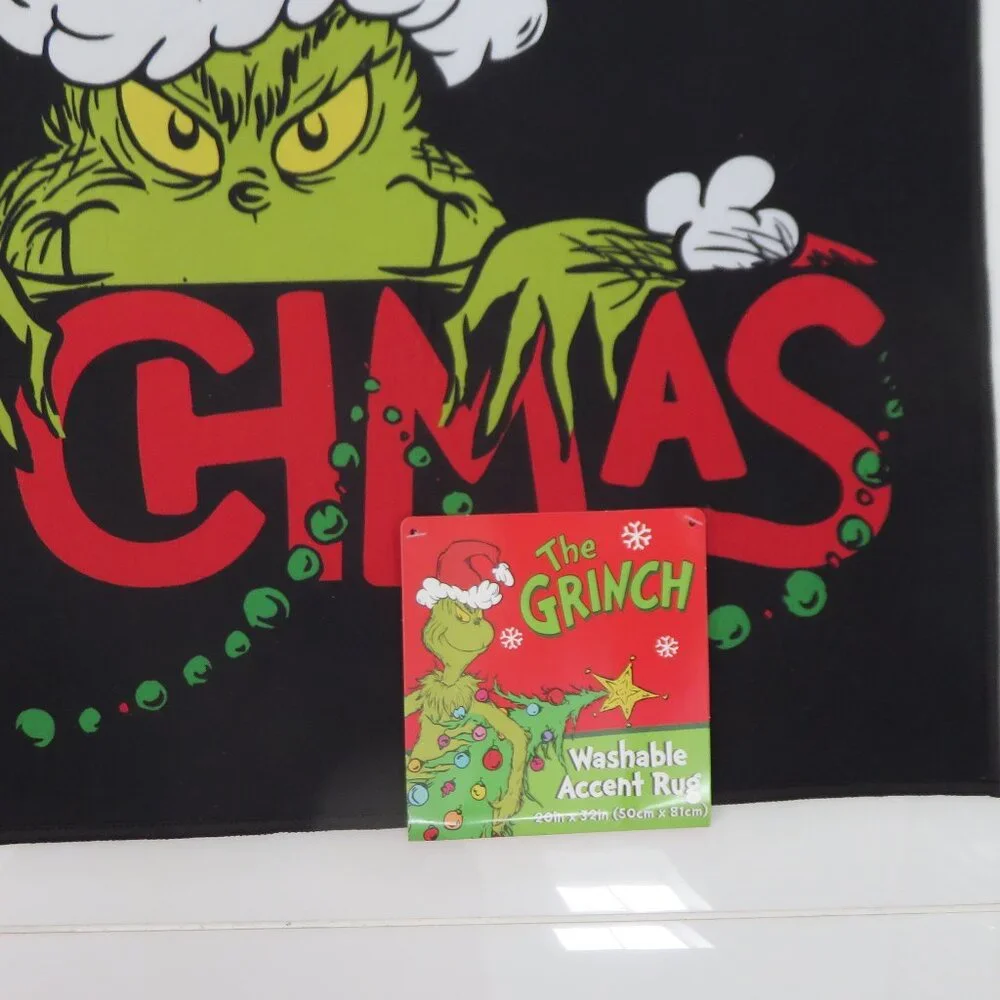 The Grinch (Merry Grinchmas) Washable Accent Rug 20